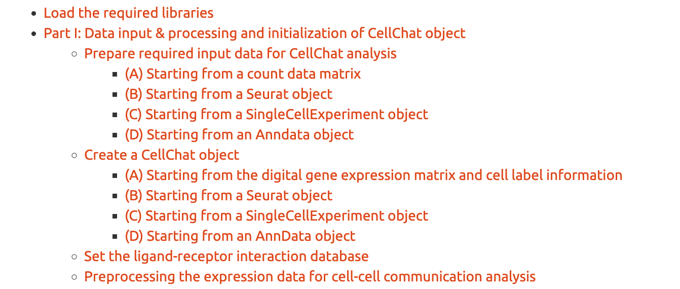 cellchat data